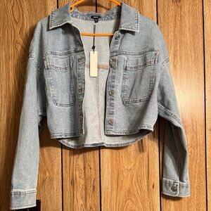 Express Dark Blue Denim Jacket